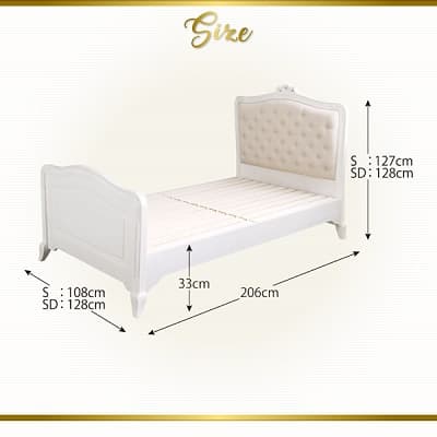 デザインベッドのサイズ、寸法