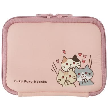 FukuFukuNyankoギフト ピンクのモバイルバッテリーセット