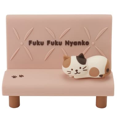 FukuFukuNyanko ソファー型ワイヤレス充電器 ミケ×ピンク